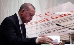 Cumhurbaşkanı Erdoğan imzaladı: Atama ve görevden alma kararları Resmi Gazete’de
